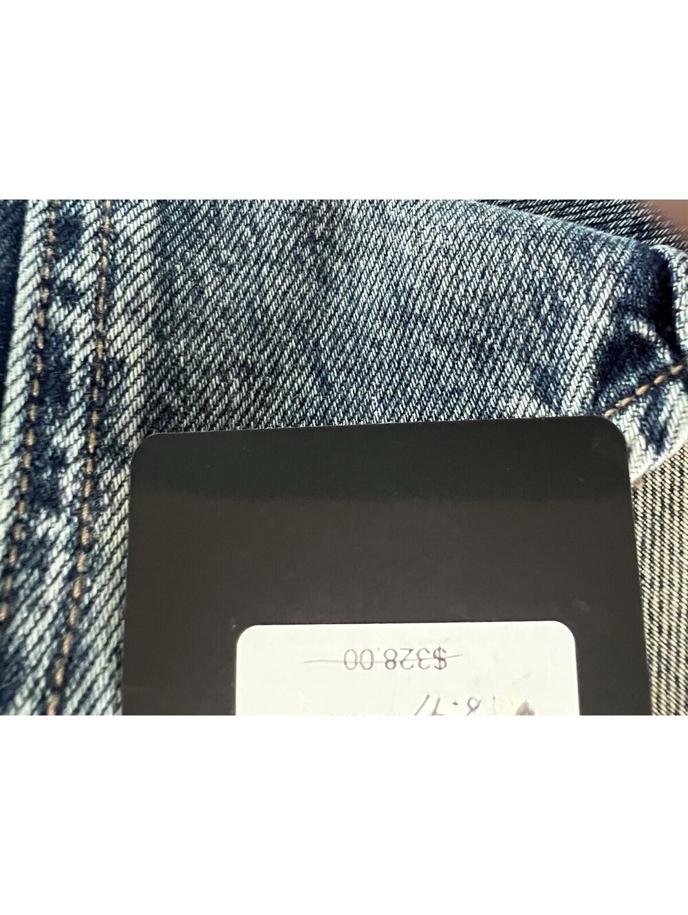 $298 Rag & Bone Lorraine Denim Mini Dress Women's Size 12 NWT - Picture 13 of 14